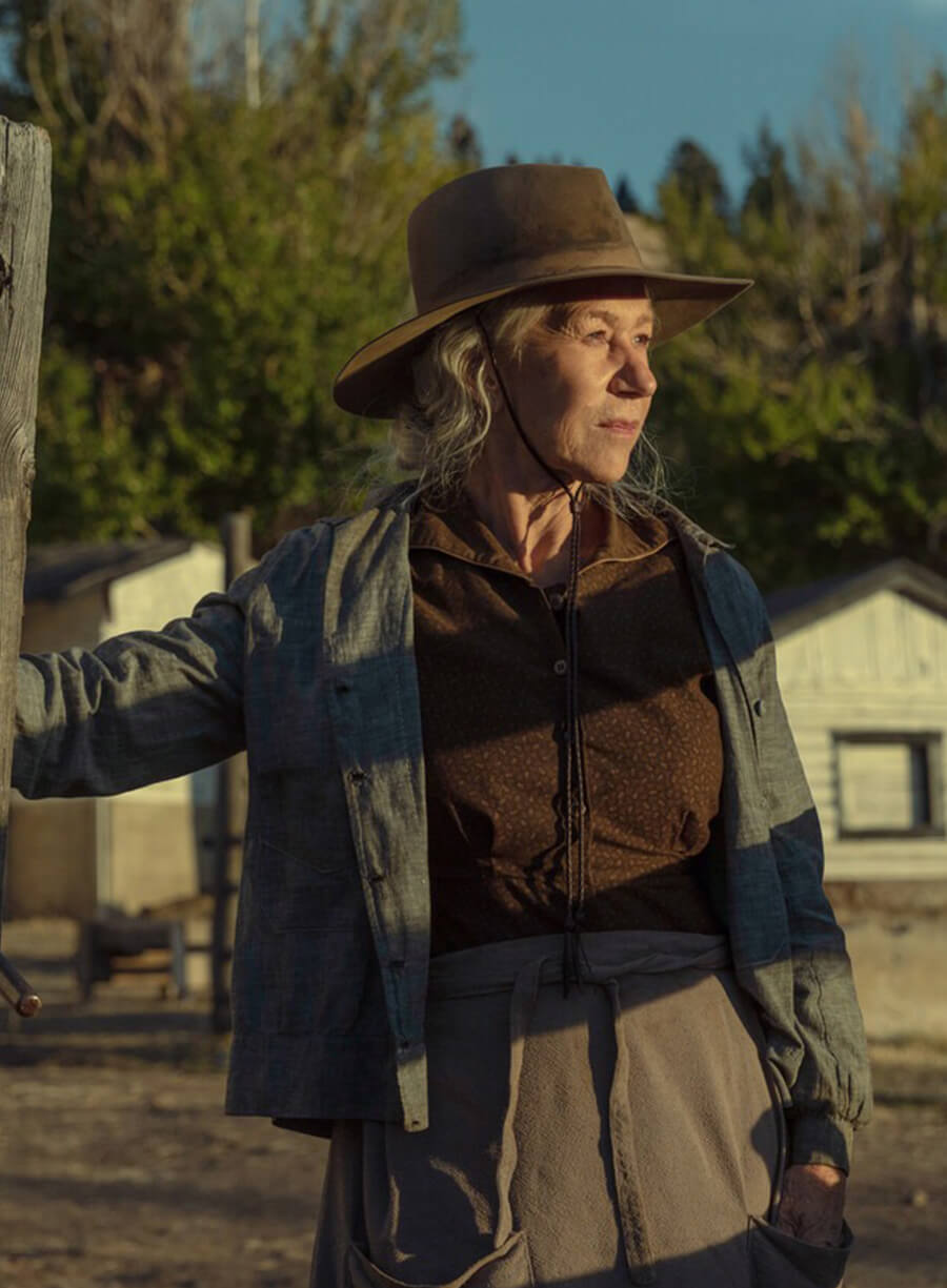 1923 Helen Mirren Cara Dutton Grey Jacket