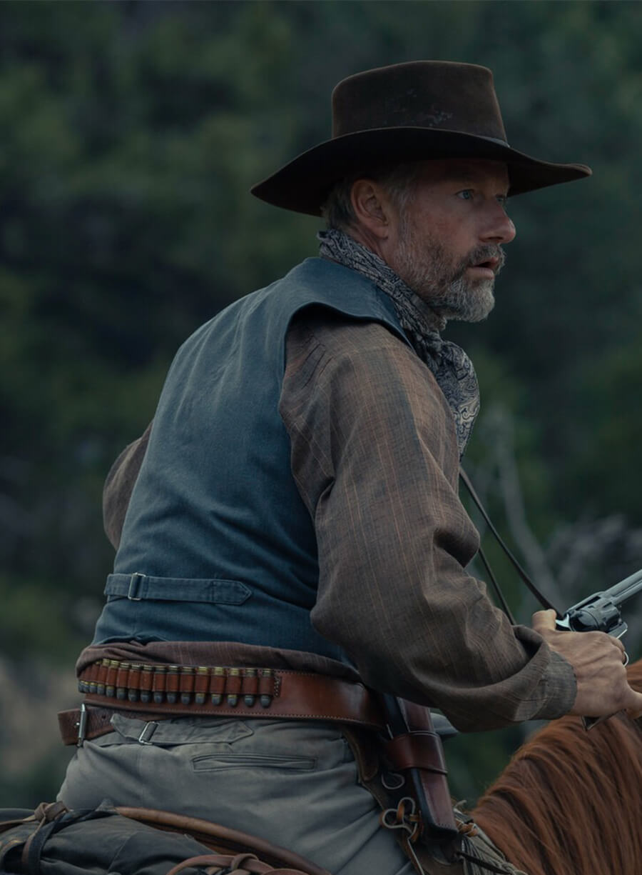 1923 James Badge John Dutton Blue Vest