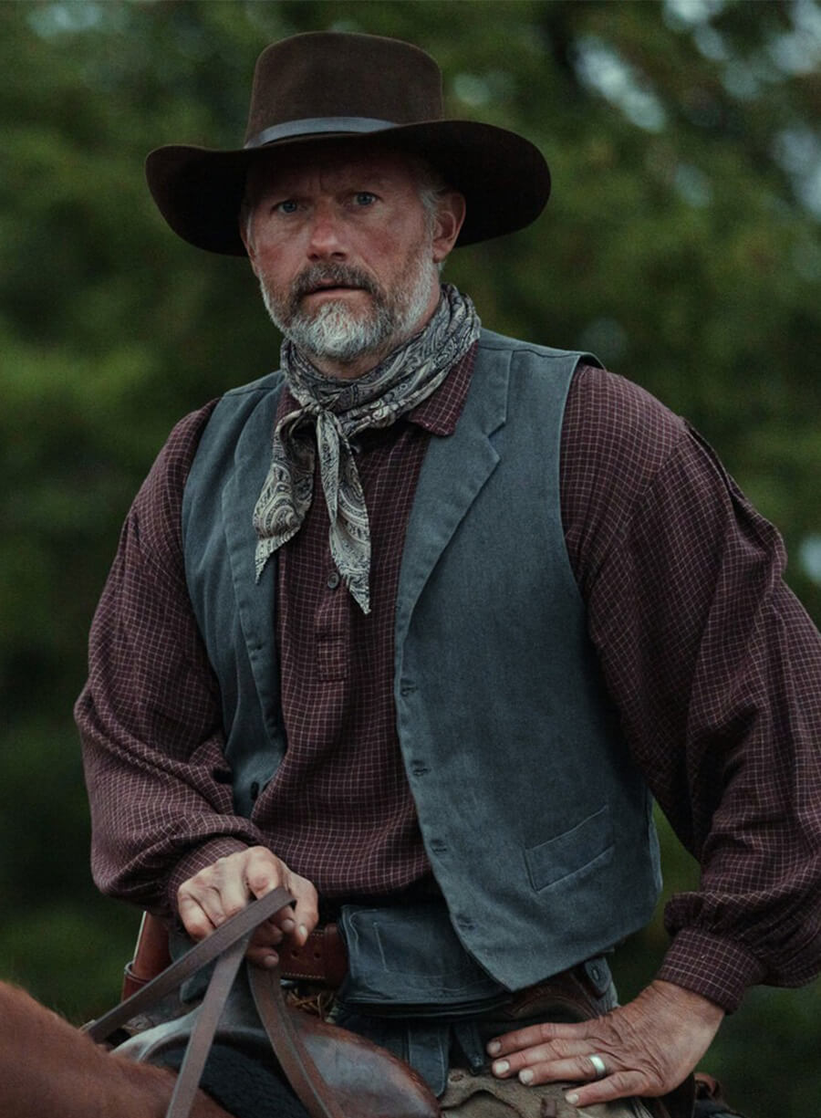 1923 James Badge John Dutton Blue Vest