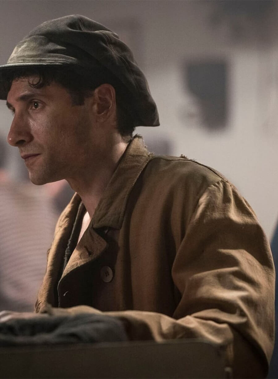 1923 Season 2 Andy Dispensa Luca Brown Cotton Jacket