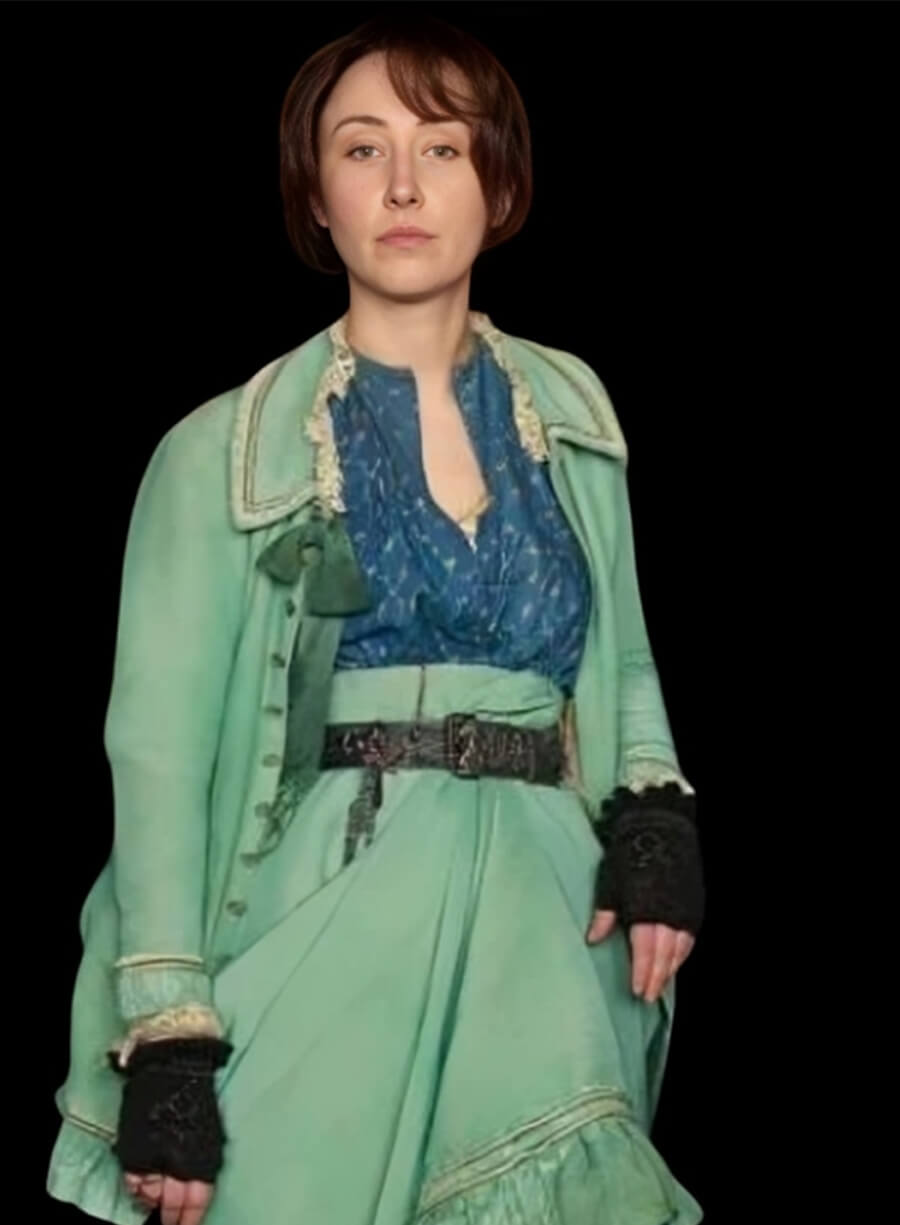 A Thousand Blows Erin Doherty Mary Carr Green Jacket