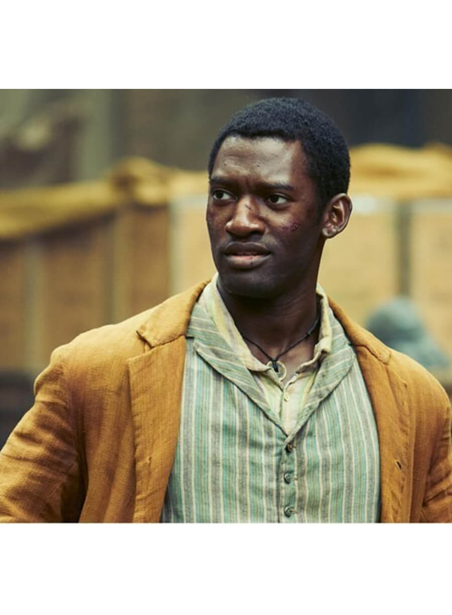 A Thousand Blows Malachi Kirby Hezekiah Moscow Brown Jacket
