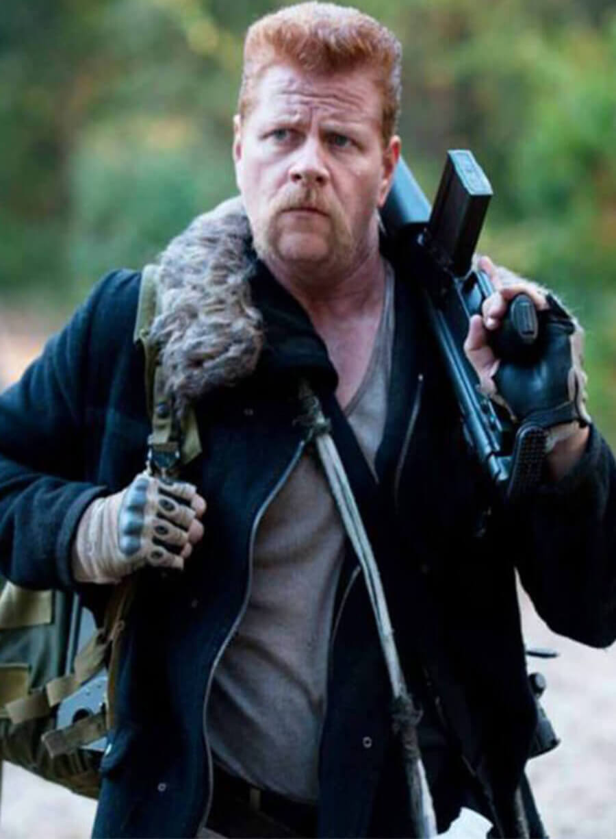Abraham Ford The Walking Dead Black Wool Jacket