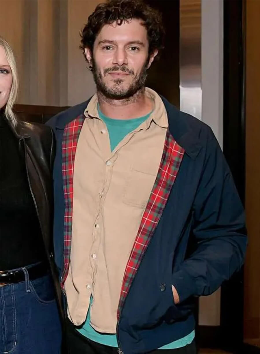 Adam Brody Nobody Wants This Noah Roklov Blue Jacket