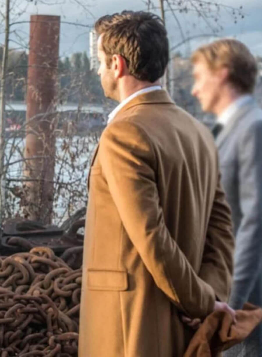 Adam Fergus Supernatural Mick Davies Brown Coat