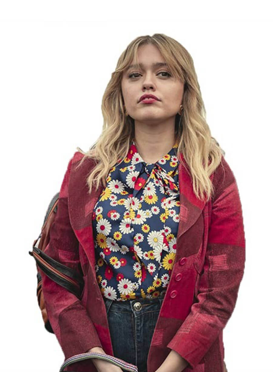 Aimee Lou Wood Sex Education Aimee Gibbs Blazer Jacket