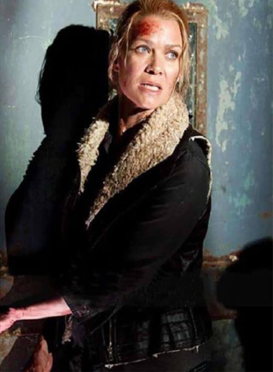 Andrea Laurie The Walking Dead Holden Fur Leather Vest