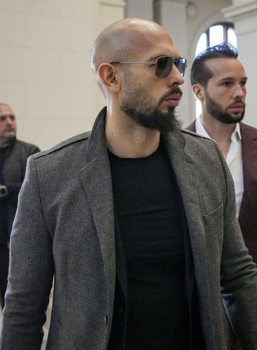 Andrew Tate Grey Blazer