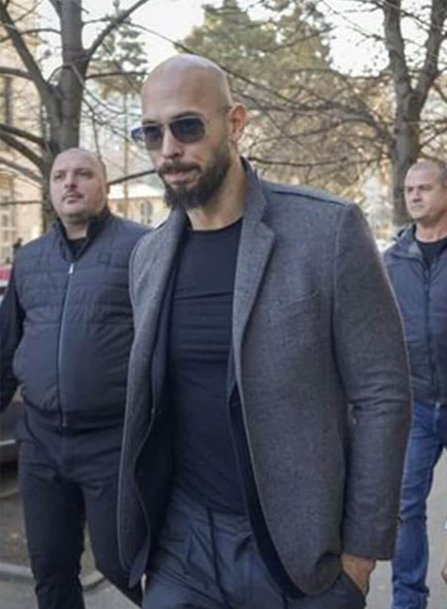 Andrew Tate Grey Blazer