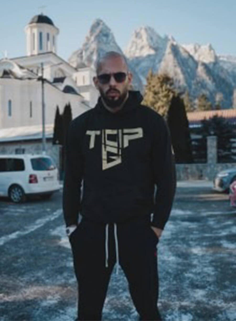 Andrew Tate Top G Black Tracksuit