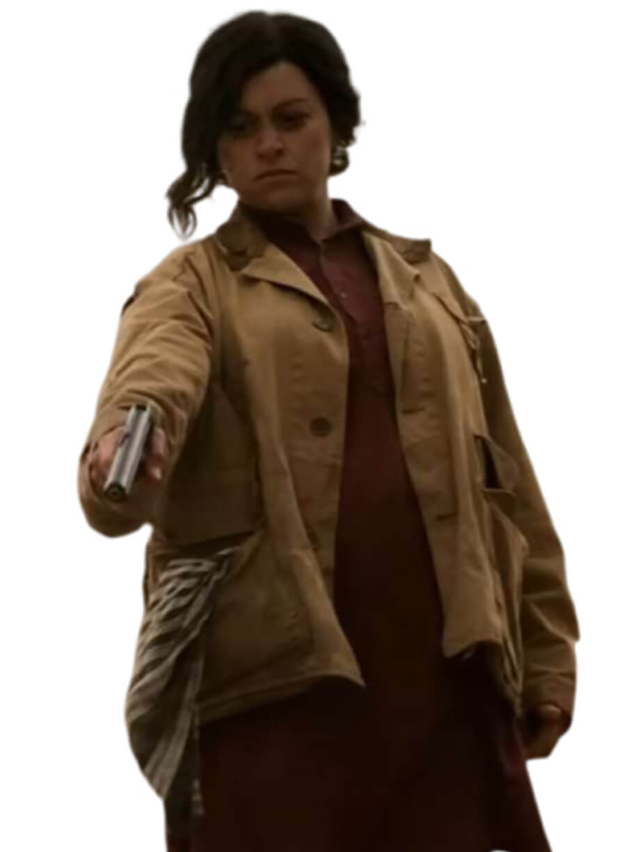 Angela Adams The Old Man S02 Brown Cotton Jacket