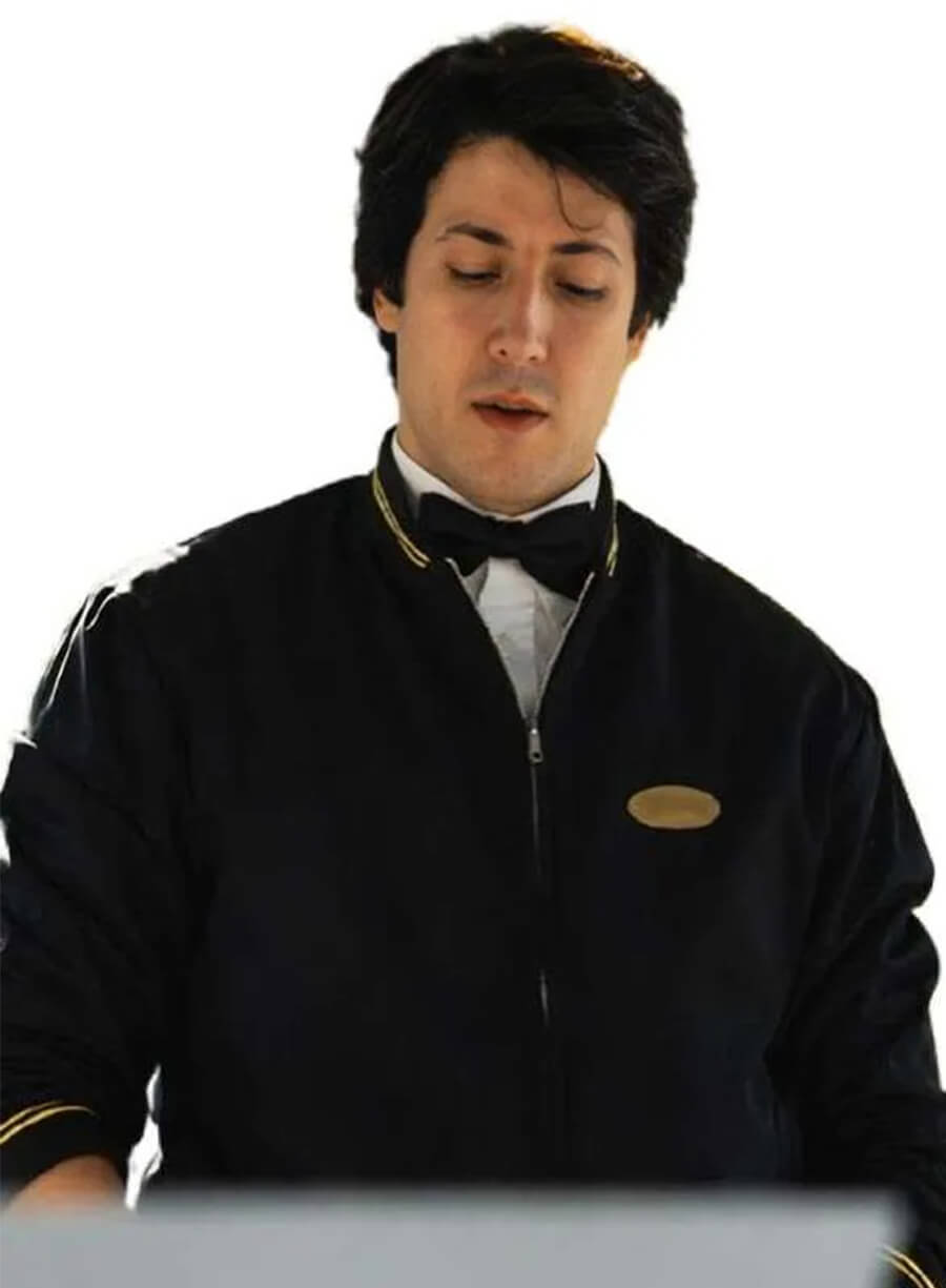 Anthony Ippolito I Play Rocky Sylvester Stallone Black Bomber Jacket