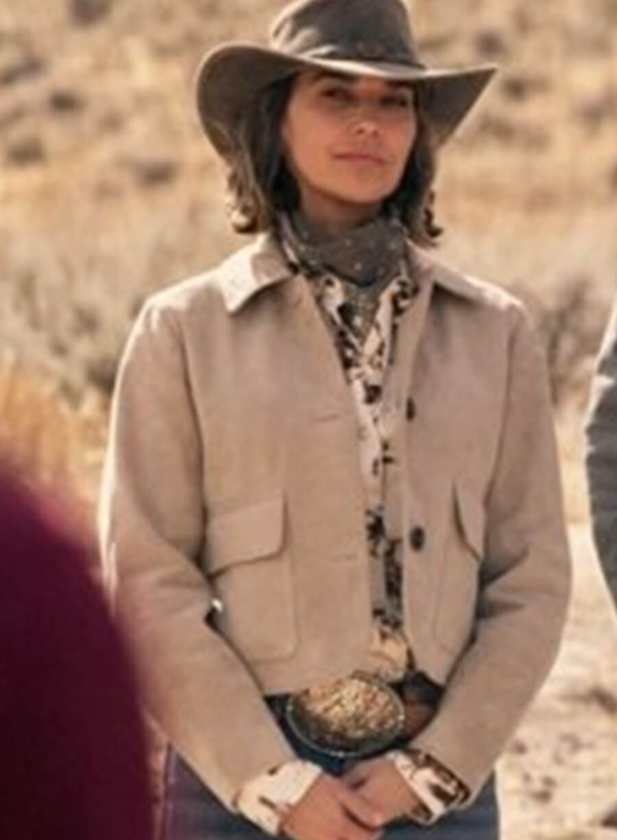 Arielle Kebbel Marshals 2026 Belle Skinner Beige Jacket