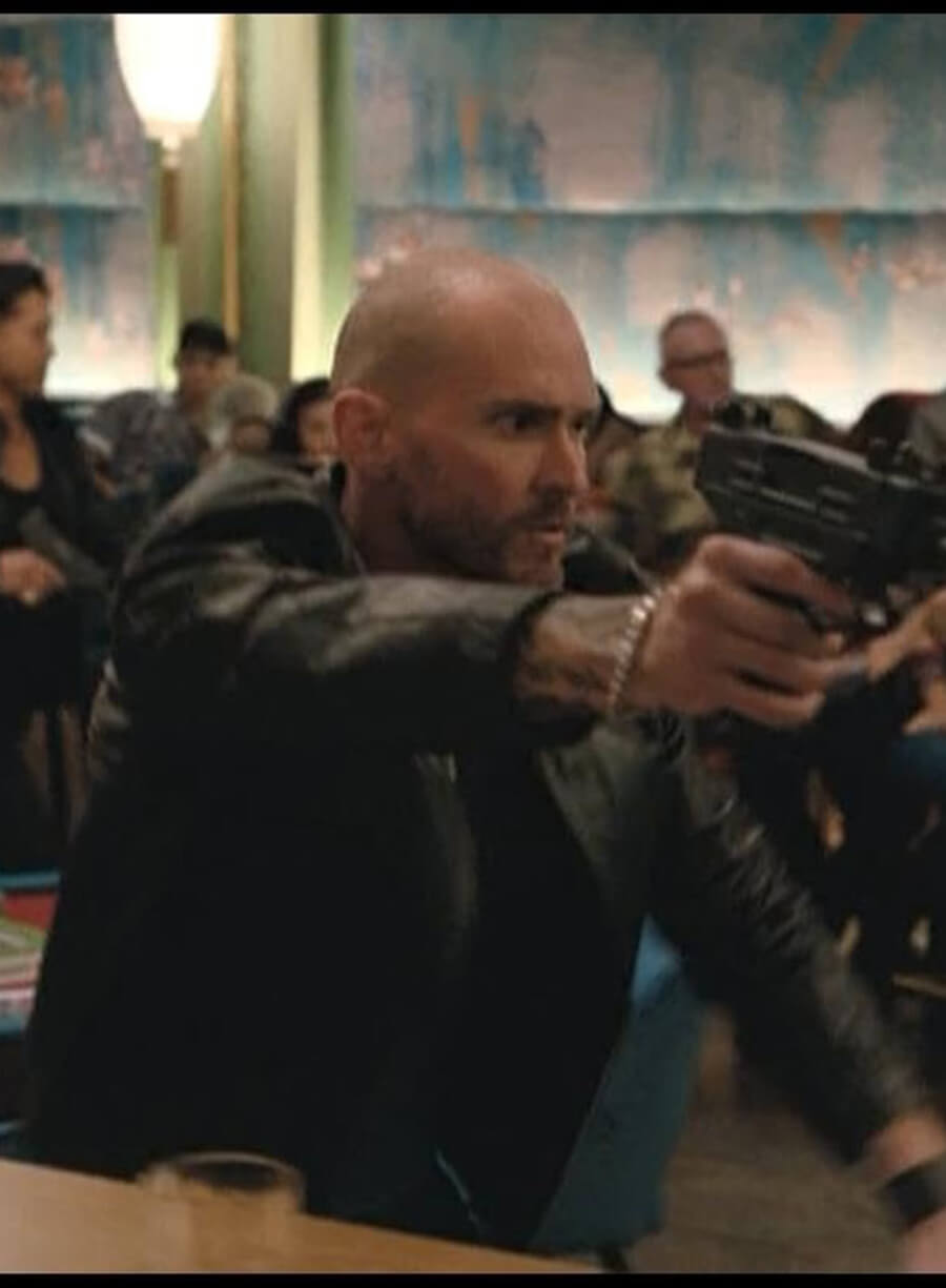 Austin Hayden Play Dirty 2025 Nightclub Thug Leather Jacket