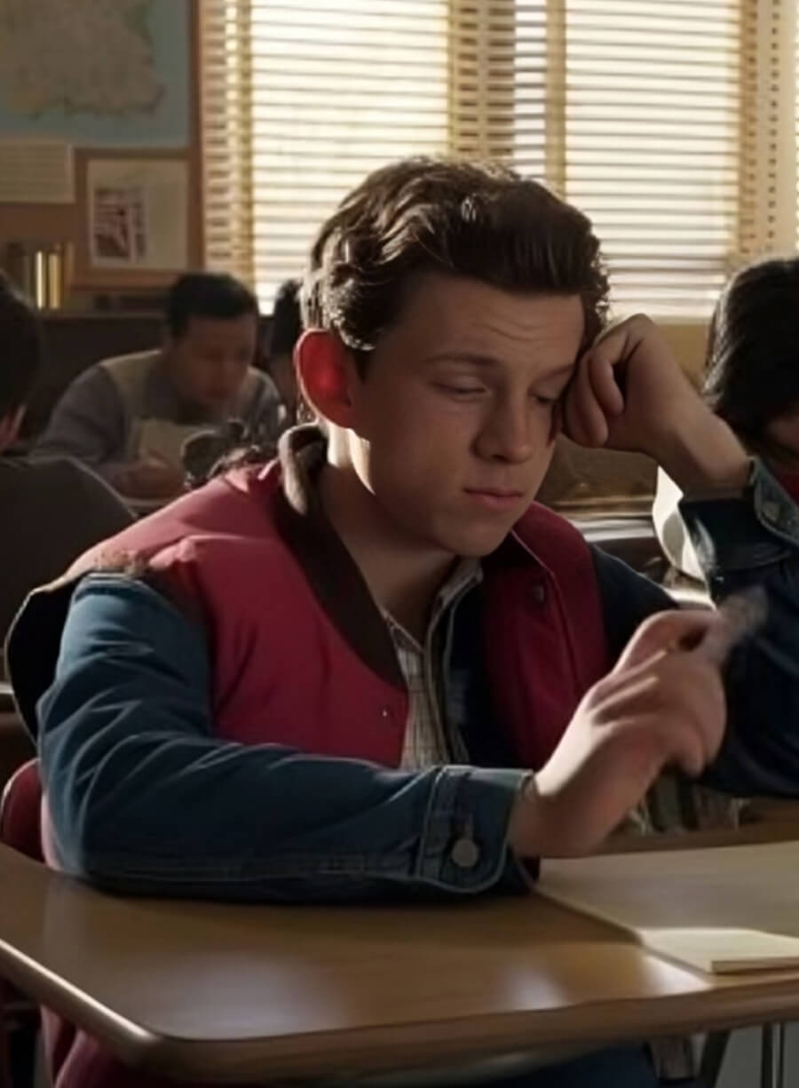 Back to the Future 4 2026 Tom Holland Jake McFly Red Vest