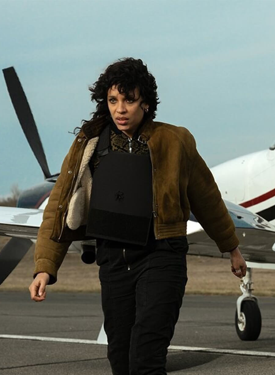 Balle perdue 3 Last Bullet Stéfi Celma Julia Brown Jacket