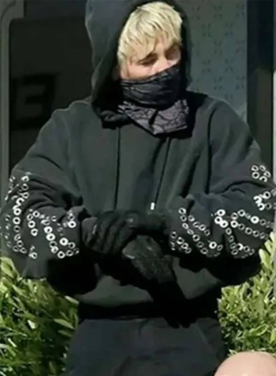 Barry Keoghan Crime 101 2026 Ormon Black Hoodie