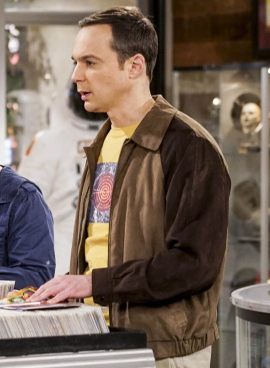Big Bang Theory S10 Sheldon Cooper Brown Cotton Jacket