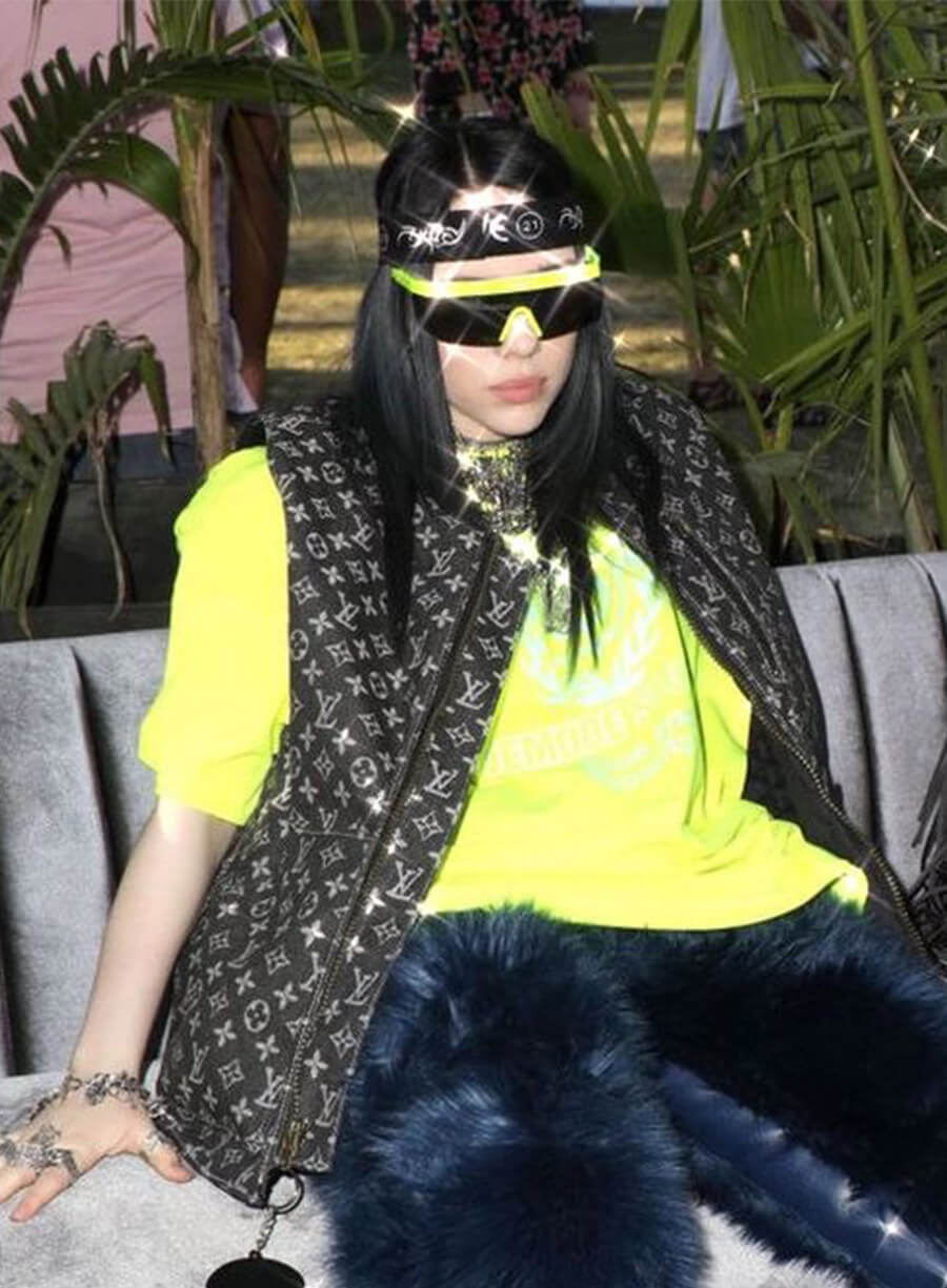 Billie Eilish Black Vest