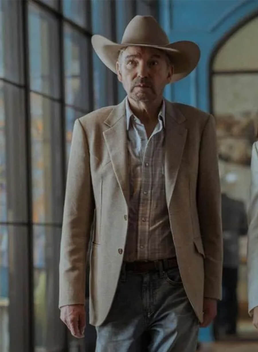 Billy Bob Thornton Landman Tommy Beige Blazer