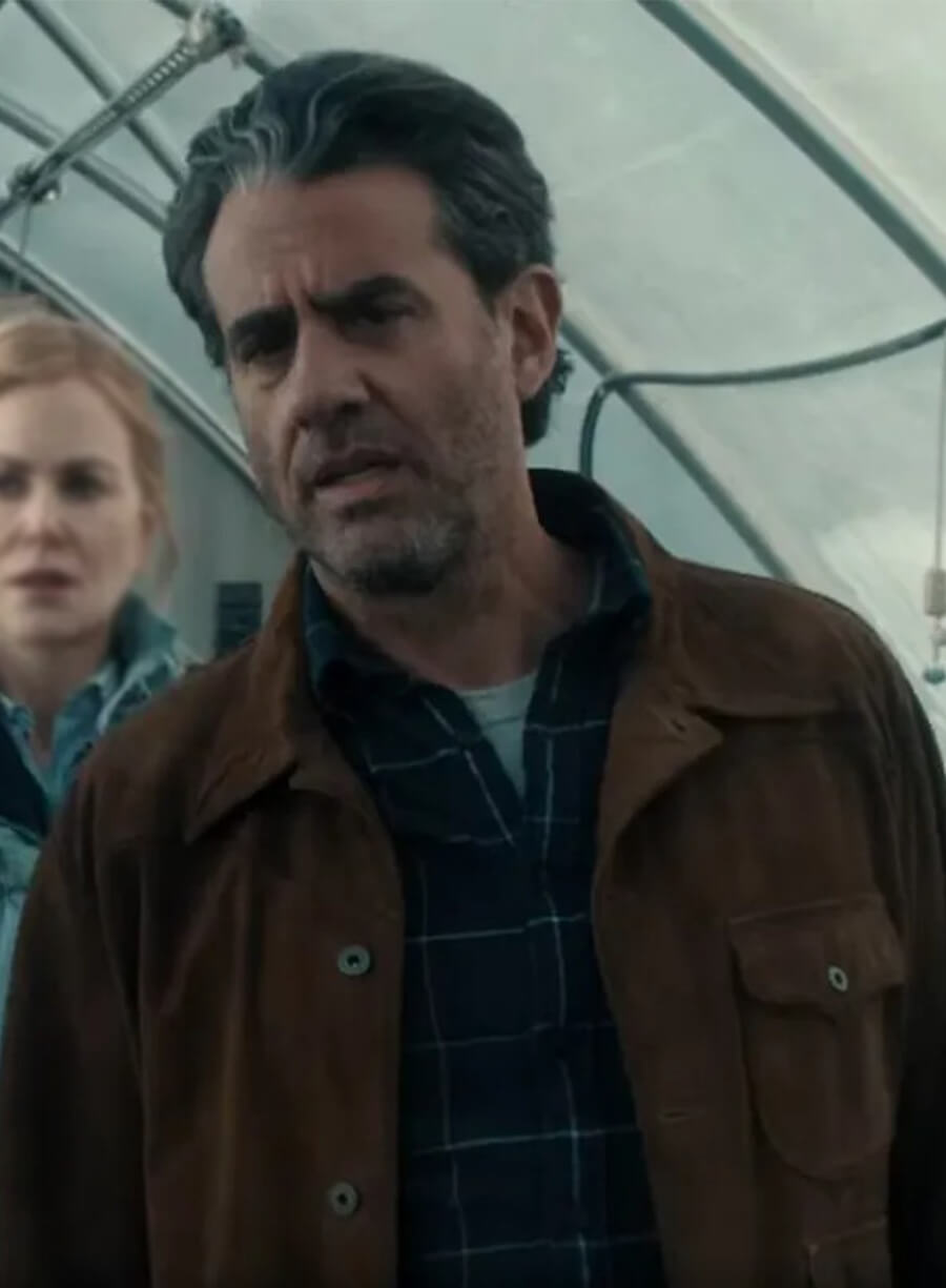 Bobby Cannavale Scarpetta Pete Marino Brown Suede Jacket