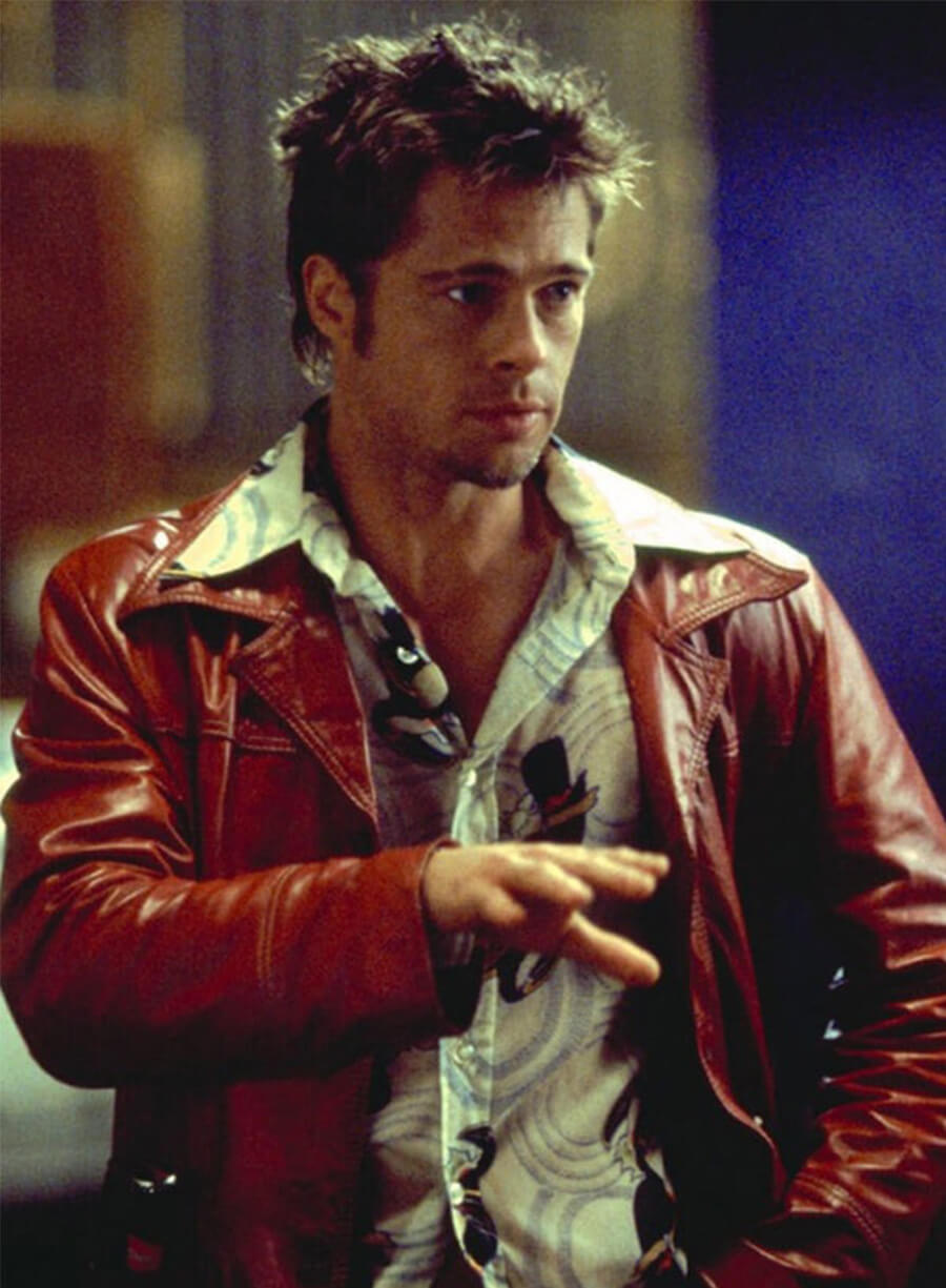 Brad Pitt FC Leather Jacket