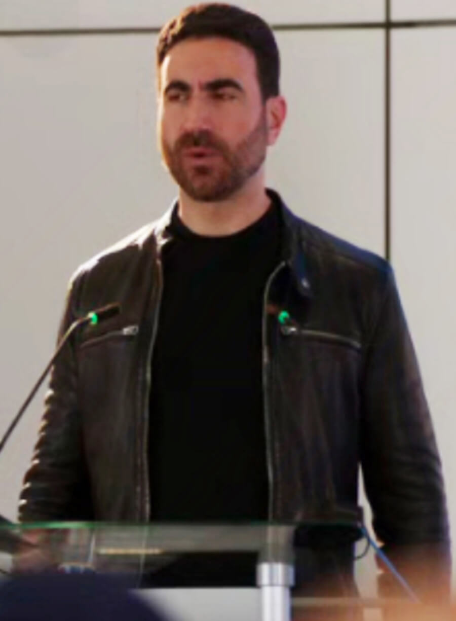 Brett Goldstein Ted Lasso S04 Roy Kent Leather Jacket