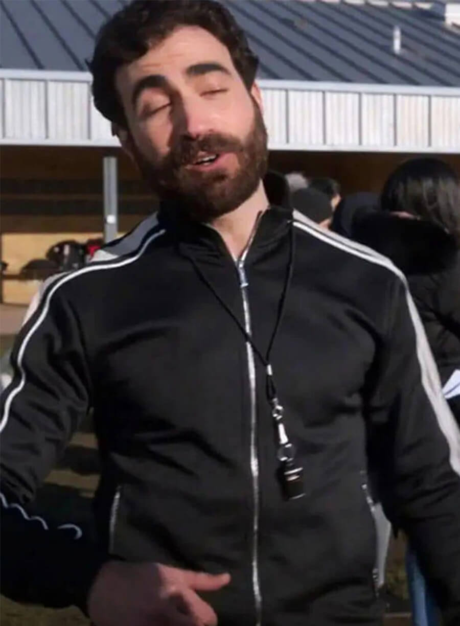 Brett Goldstien Ted Lasso S02 Roy Kent Black Track Jacket