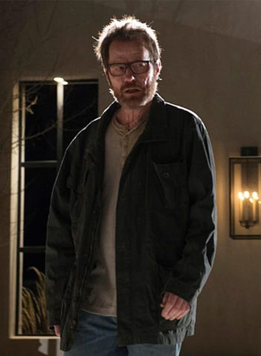 Bryan Cranston Breaking Bad Walter White Black Cotton Jacket