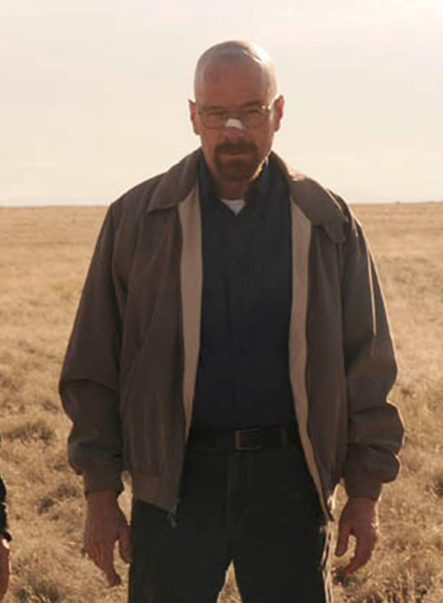 Bryan Cranston Walter White Breaking Bad Grey Jacket