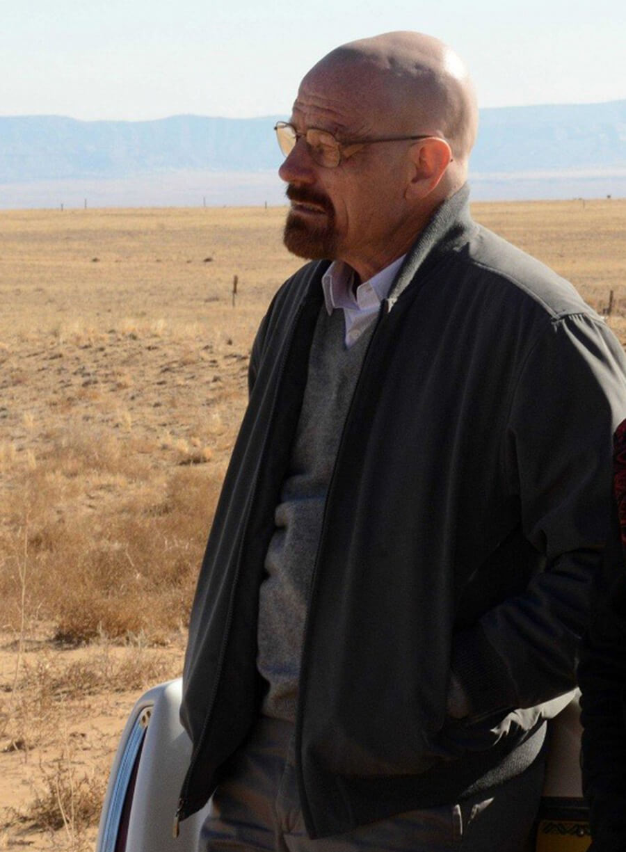 Bryan Cranston Walter White Breaking Bad Grey Jacket