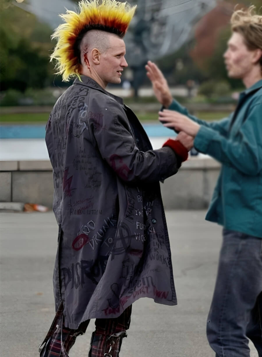 Caught Stealing 2025 Matt Smith Russ Grey Coat