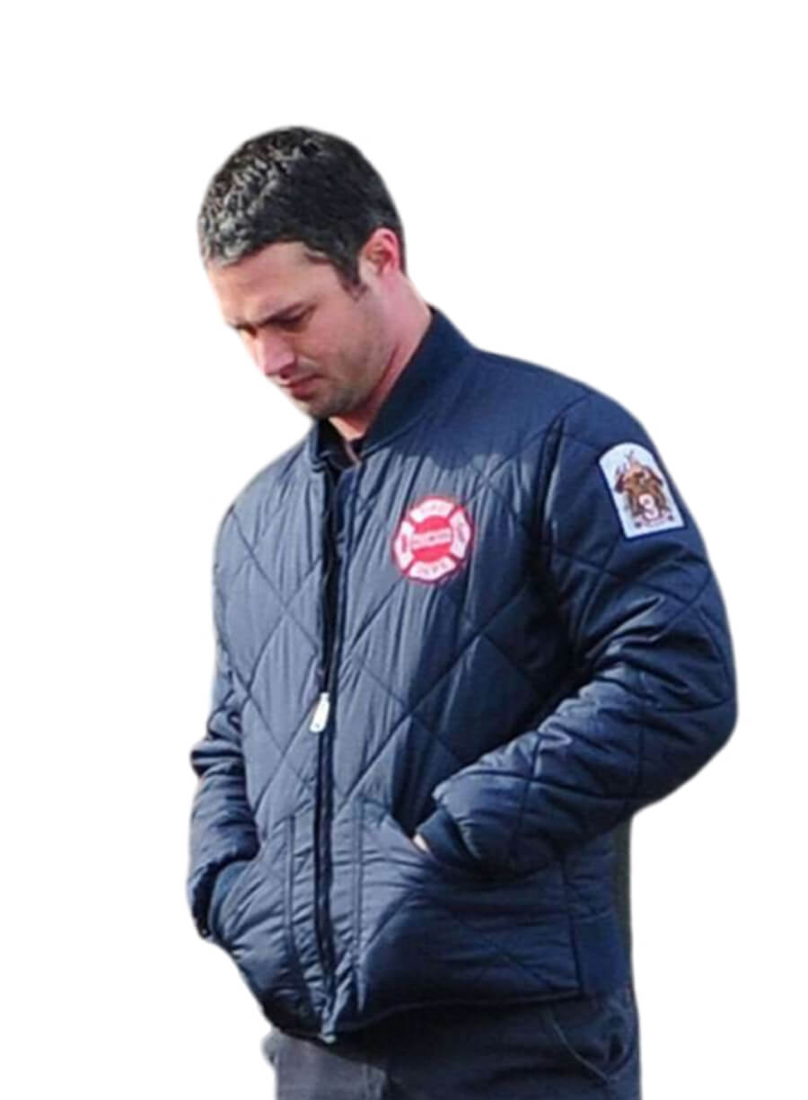 Chicago Fire Squad 3 Blue Bomber Jacket