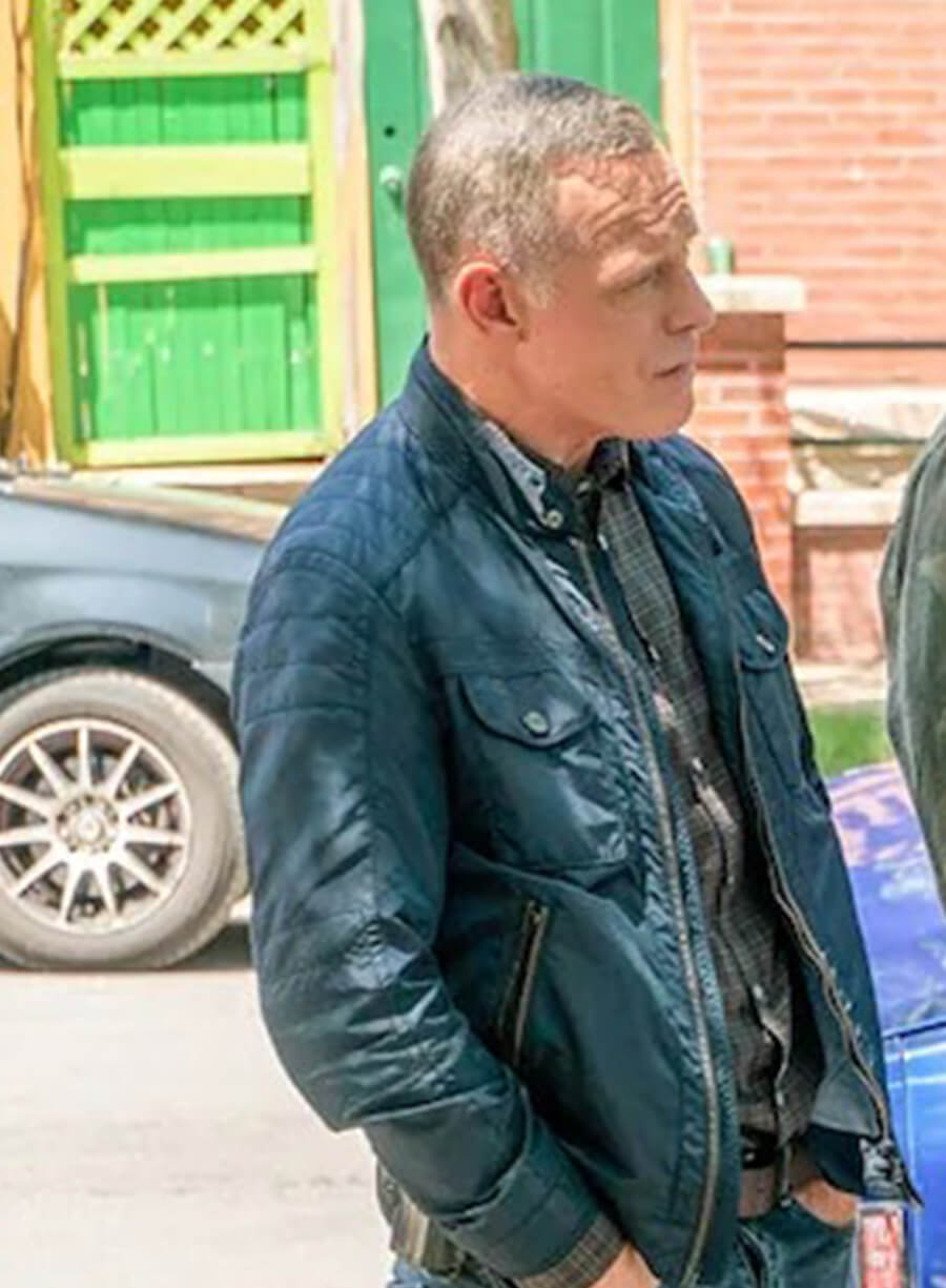Chicago P.D. Jason Beghe Hank Blue Jacket