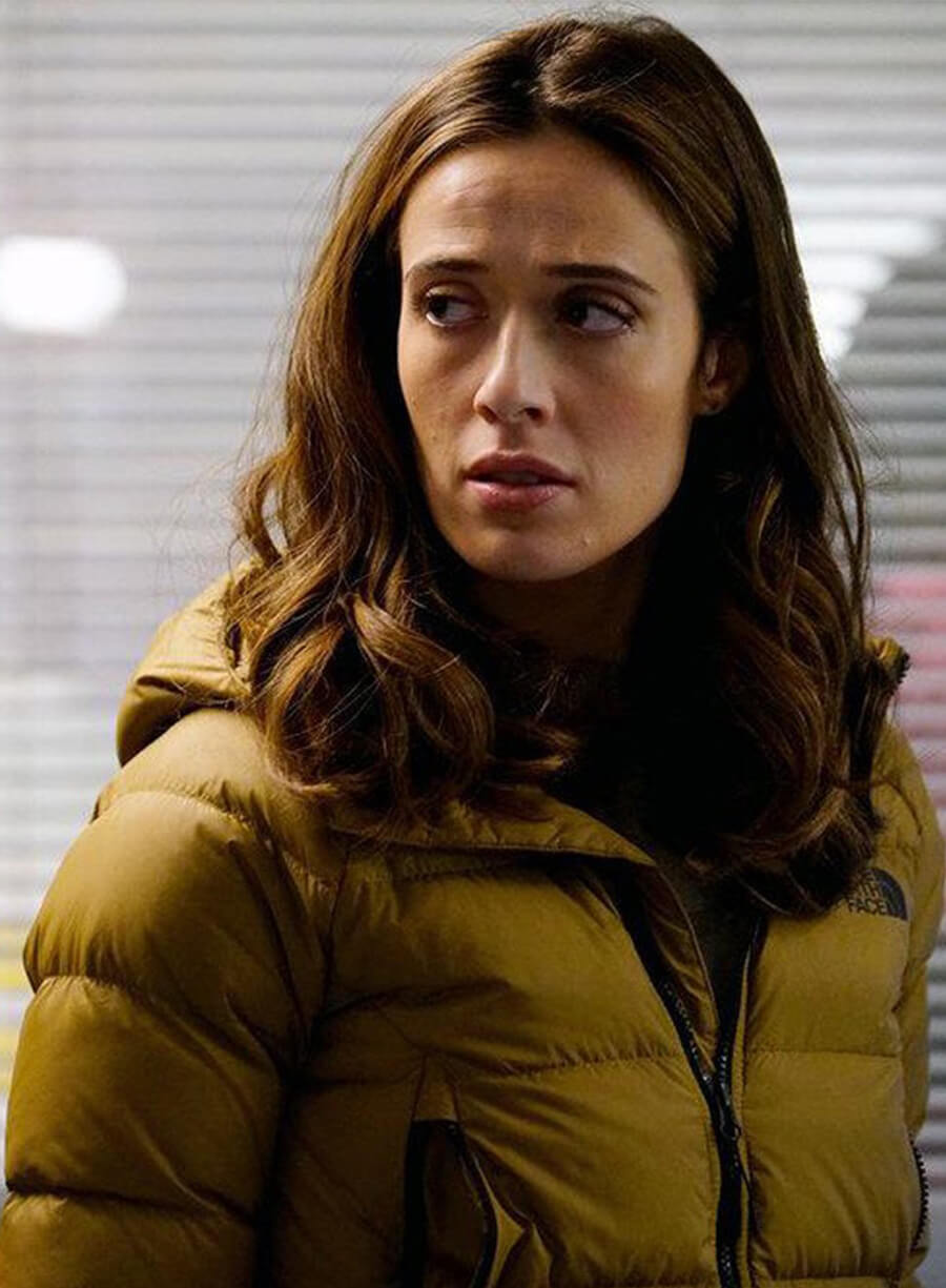 Chicago P.D. Marina Squerciati Kim Burgess Camel Puffer Jacket