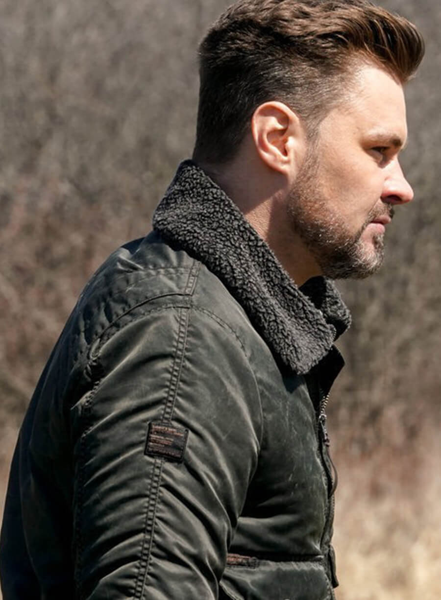 Chicago P.D. Patrick John Flueger Adam Black Jacket
