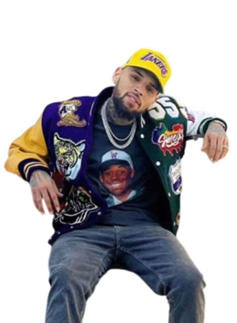 Chris Brown Varsity Jacket