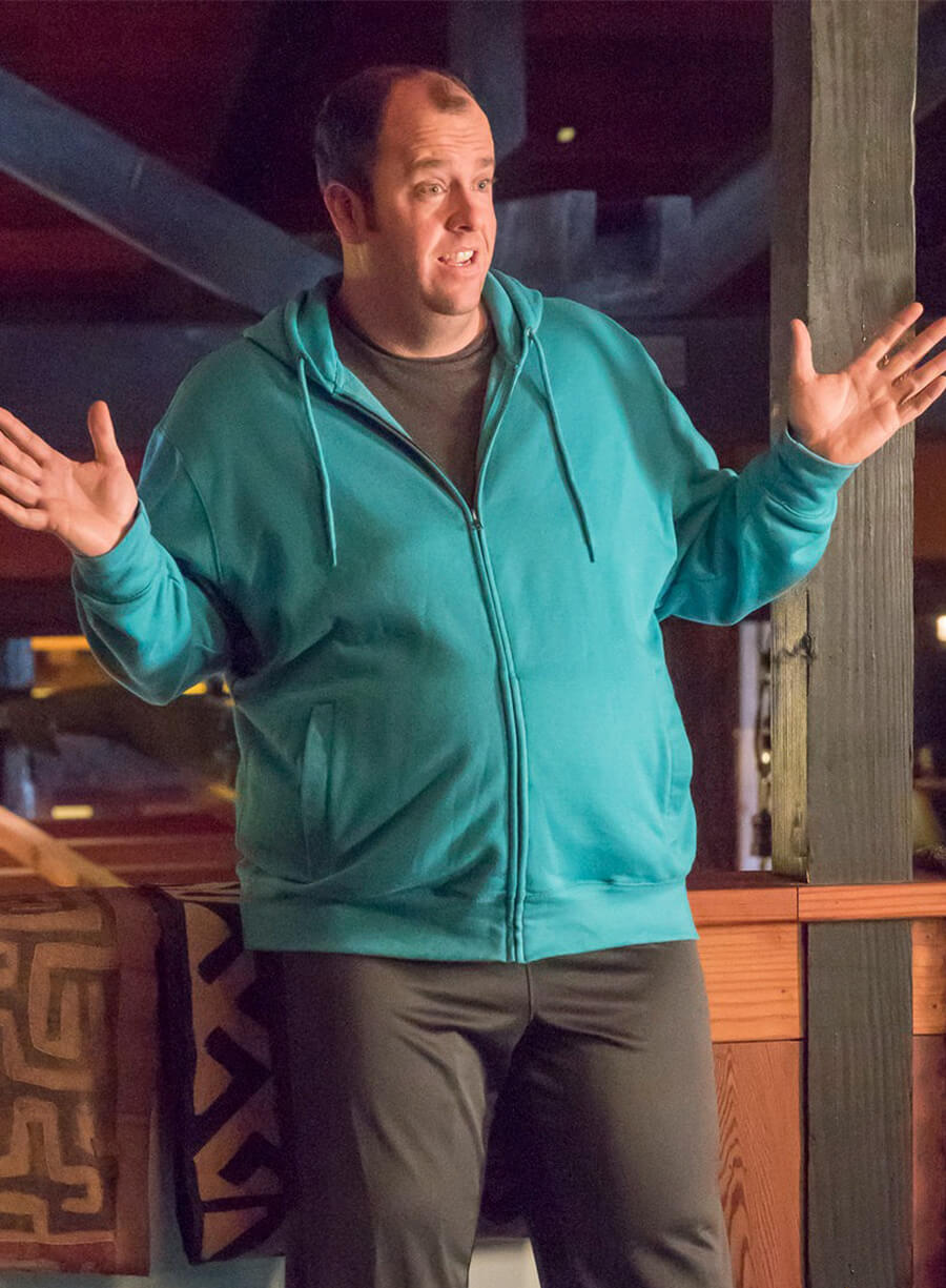 Chris Sullivan This Is Us Toby Damon Zipper Hoodie