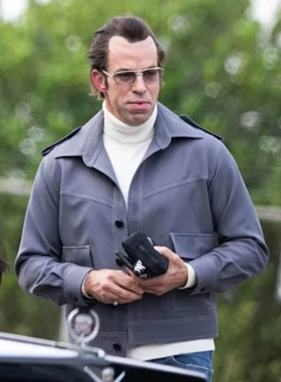 Christian Bale Madden 2026 AI Davis Grey Jacket