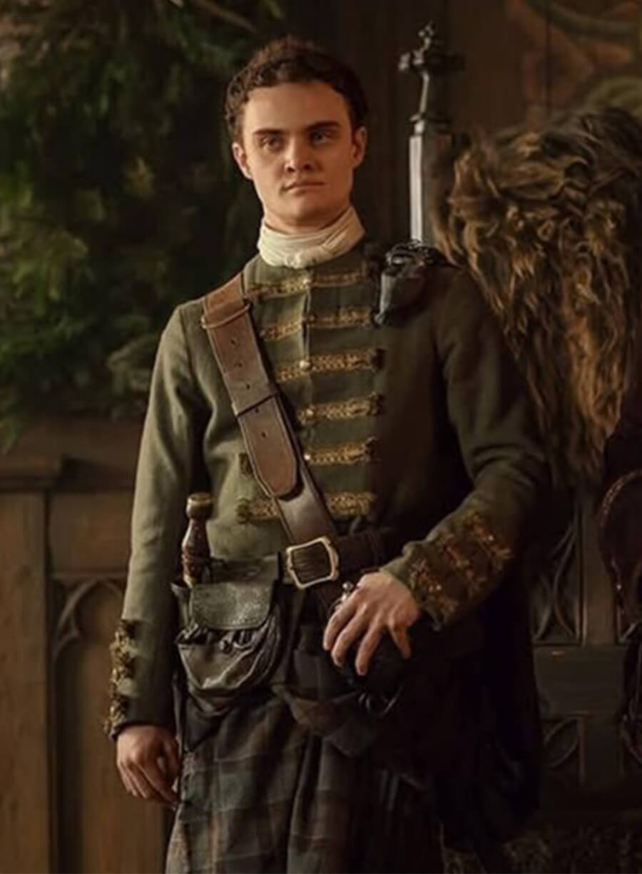 Colum MacKenzie Outlander Blood of My Blood Military Jacket