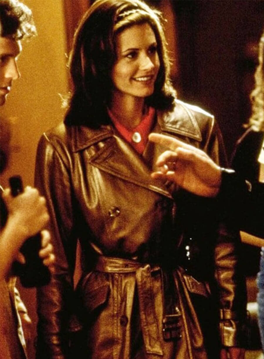 Courtney Cox Scream 1996 Gale Weathers Leather Coat