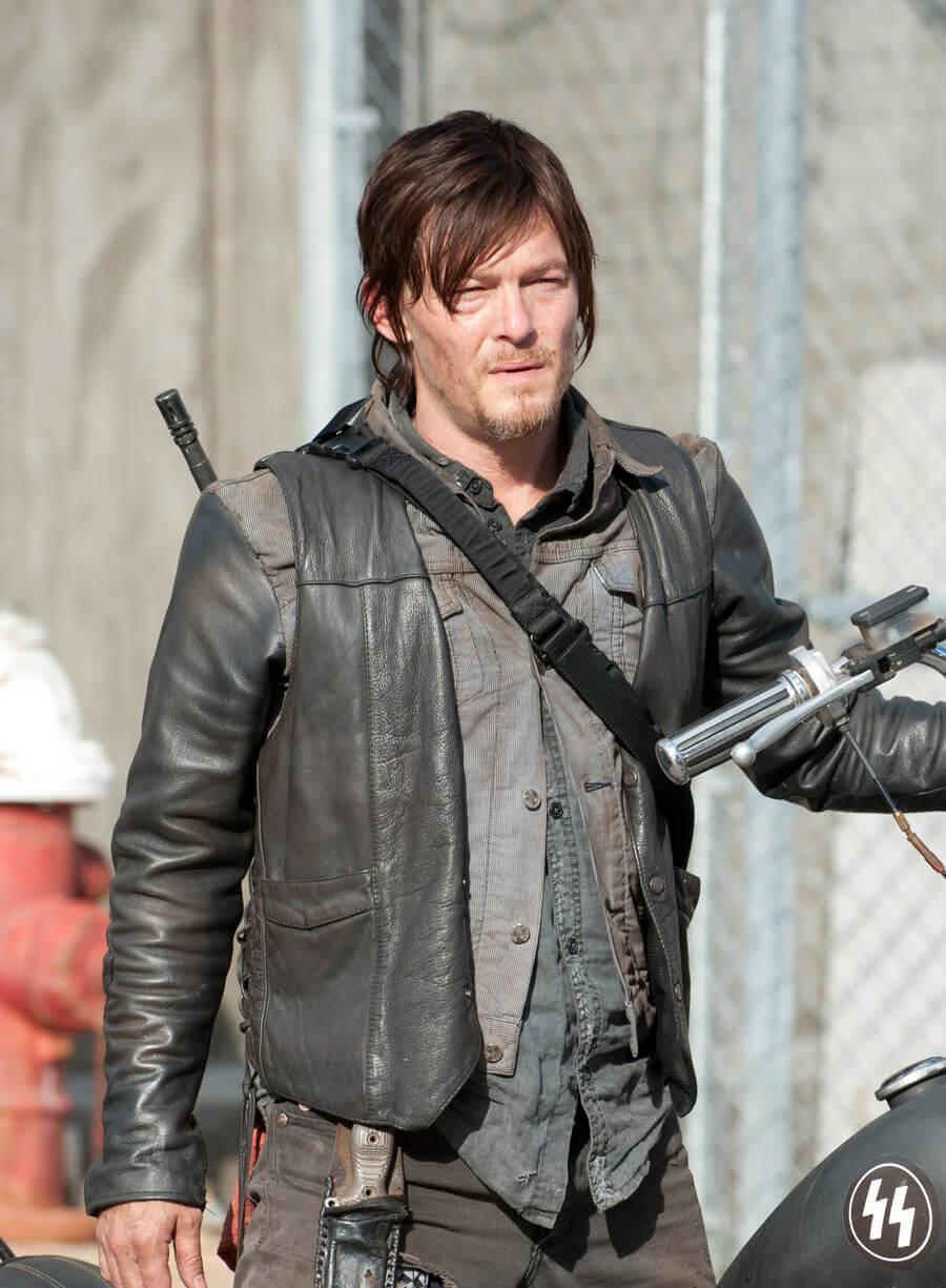 Daryl Dixon The Walking Dead Leather Vest