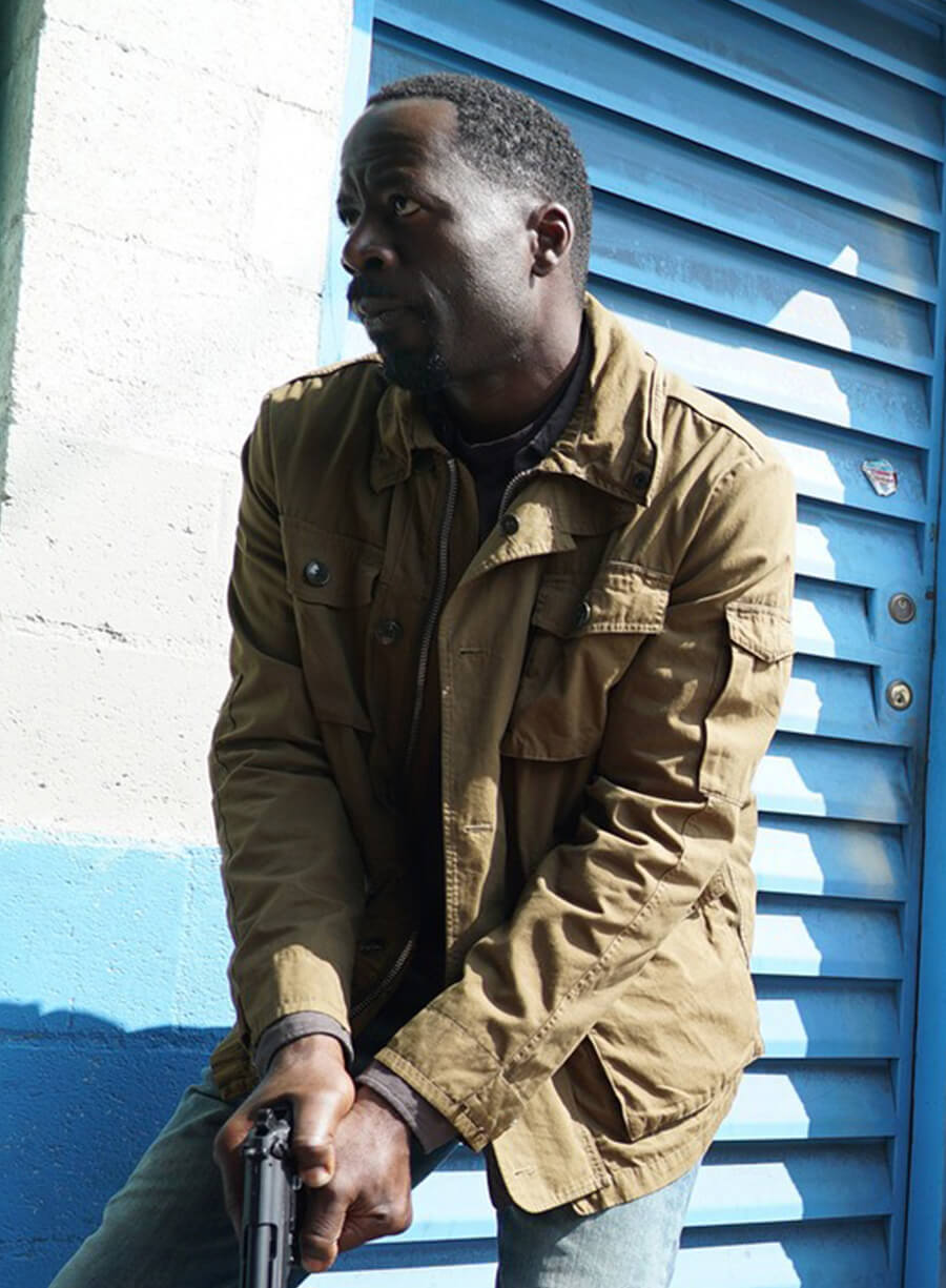 Demetrius Grosse The Rookie Kevin Wolfe Brown Cotton Jacket