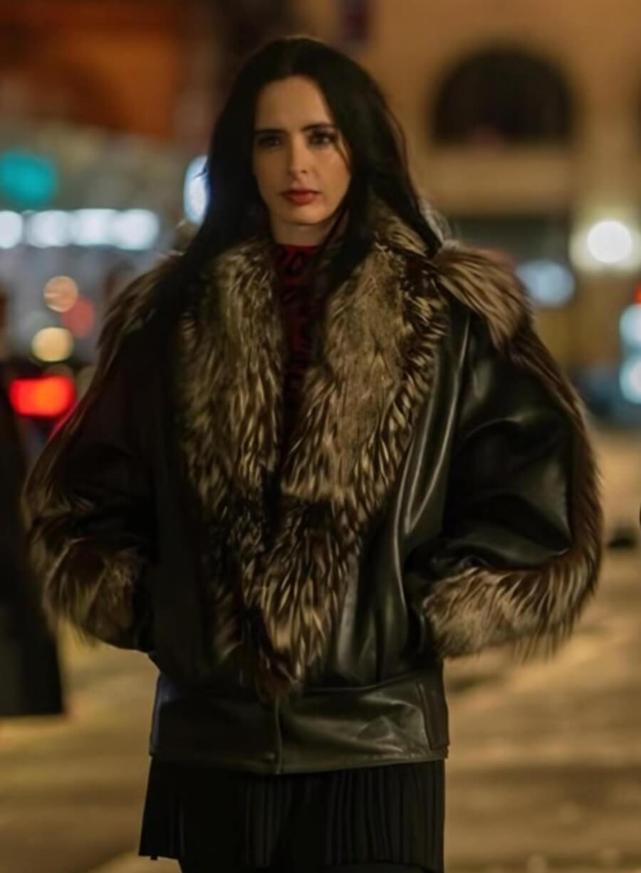 Dexter: Resurrection 2025 Mia Lapierre Fur Leather Jacket