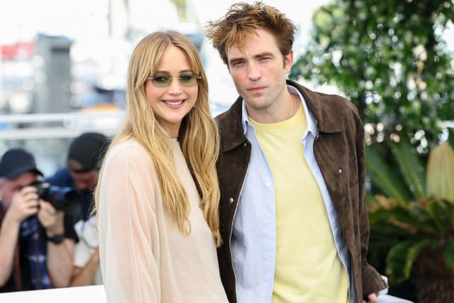 Die My Love Cannes 2025 Robert Pattinson Brown Suede Leather Jacket