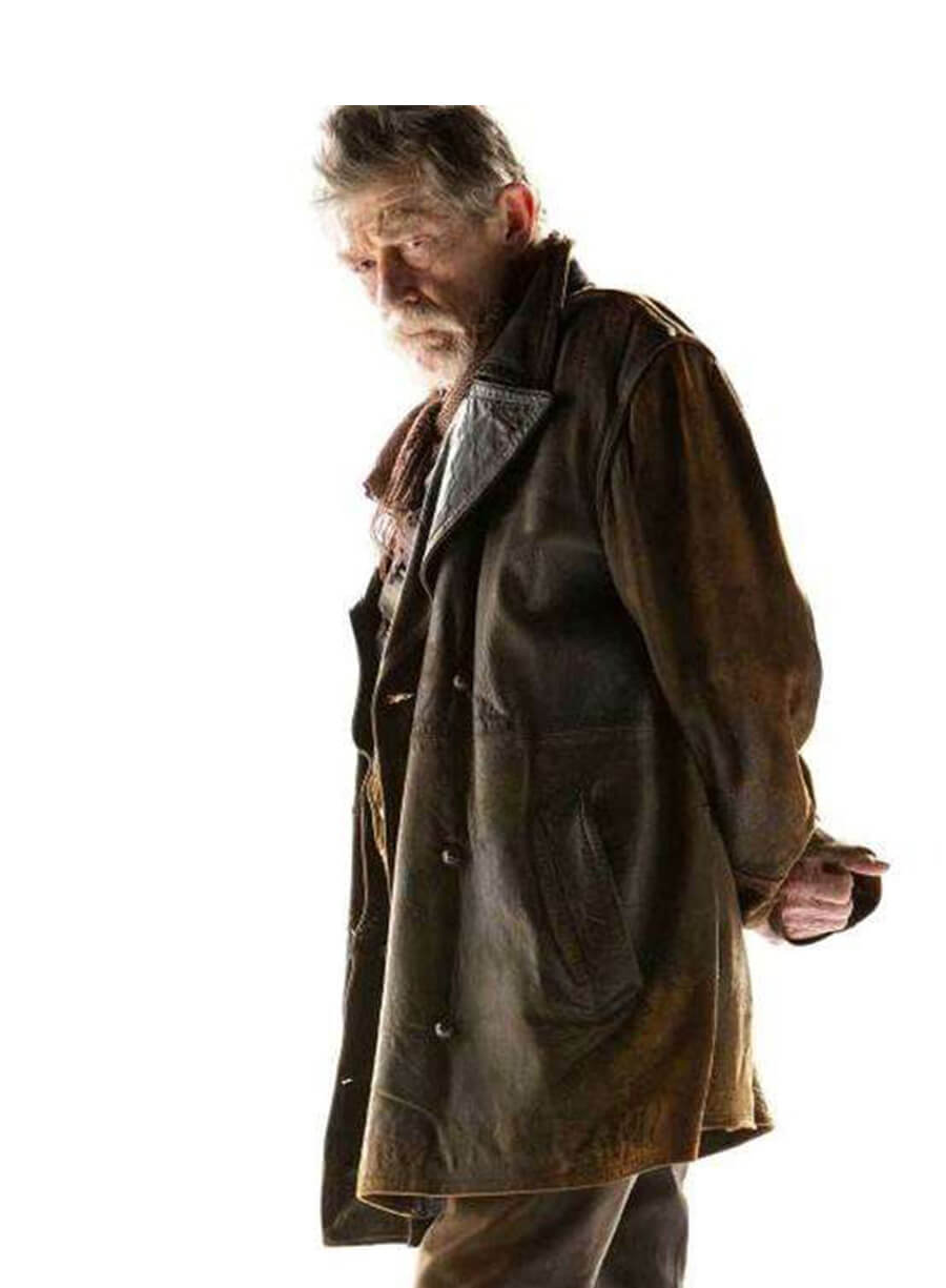 Doctor Who John Hurt War Doctor Distressed Brown Leather Coat