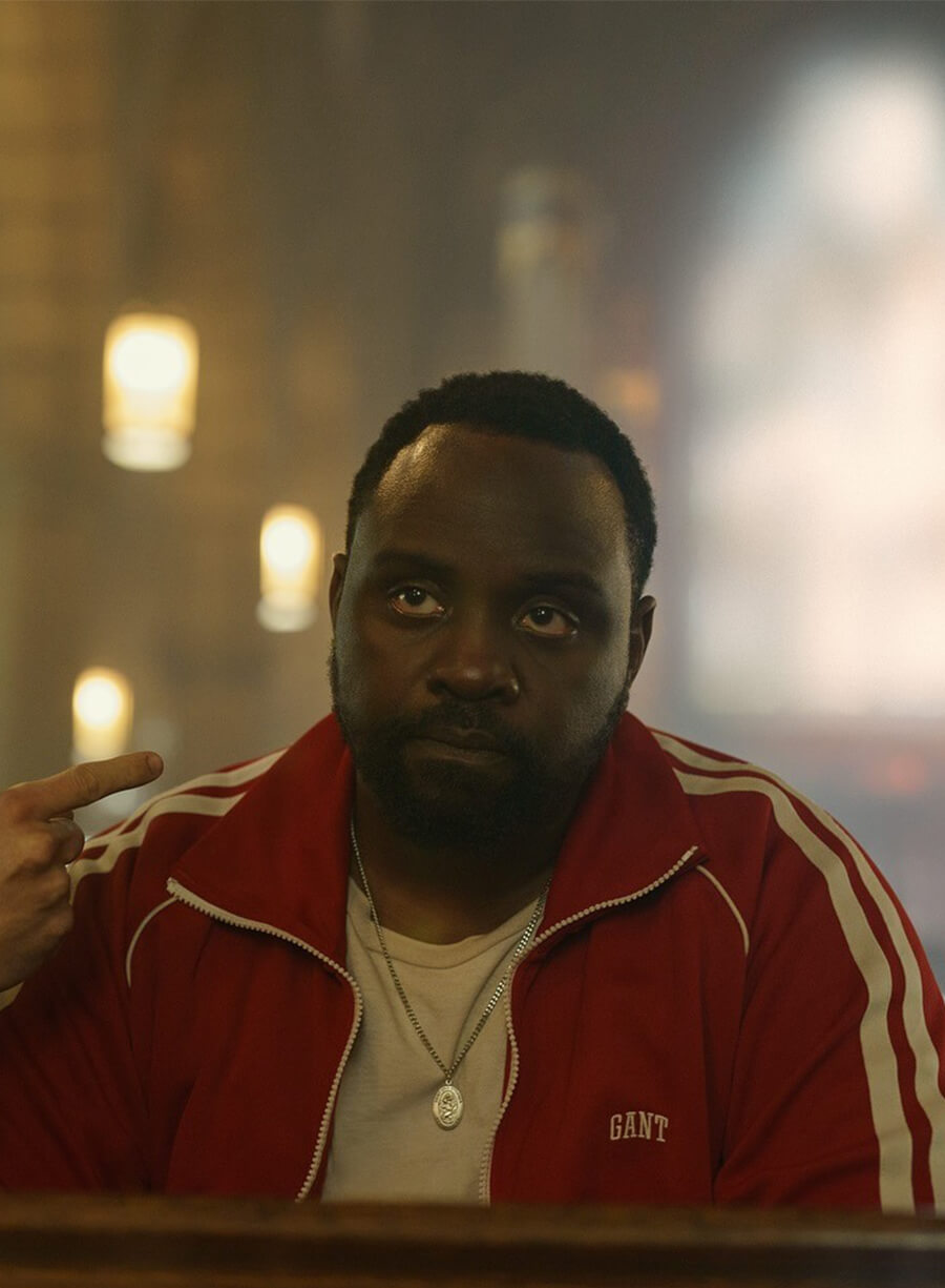 Dope Thief 2025 Brian Tyree Henry Ray Red Track Jacket