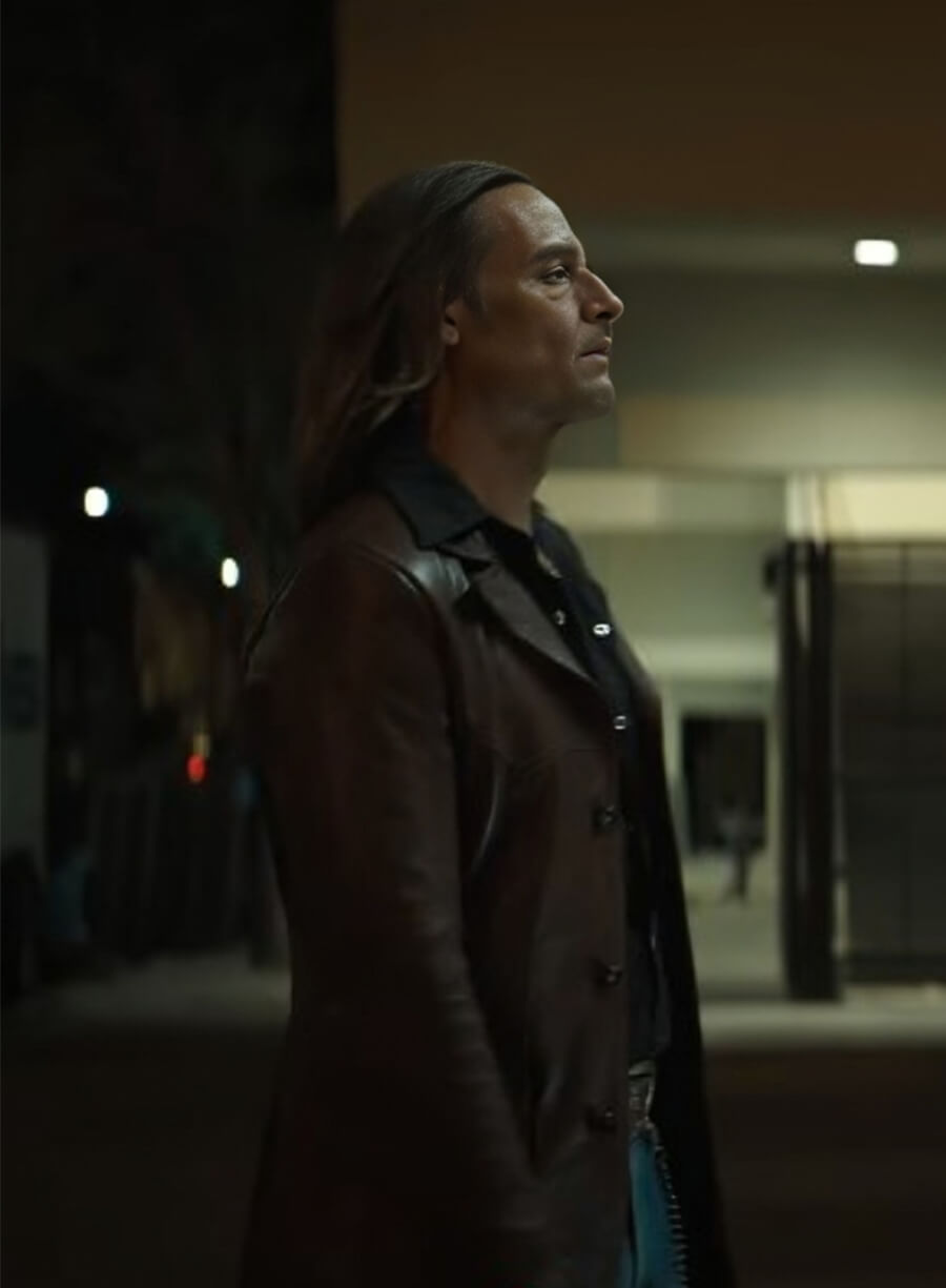 Duster 2025 Josh Holloway Jim Brown Leather Jacket