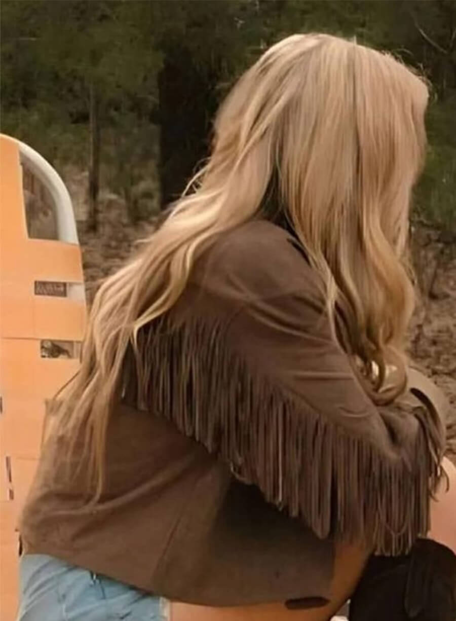 Dutton Ranch Oreana Jackson Brown Fringe Jacket