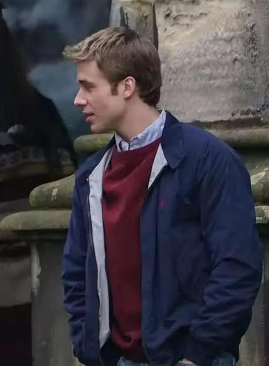 Ed McVey The Crown S06 Prince William Blue Jacket